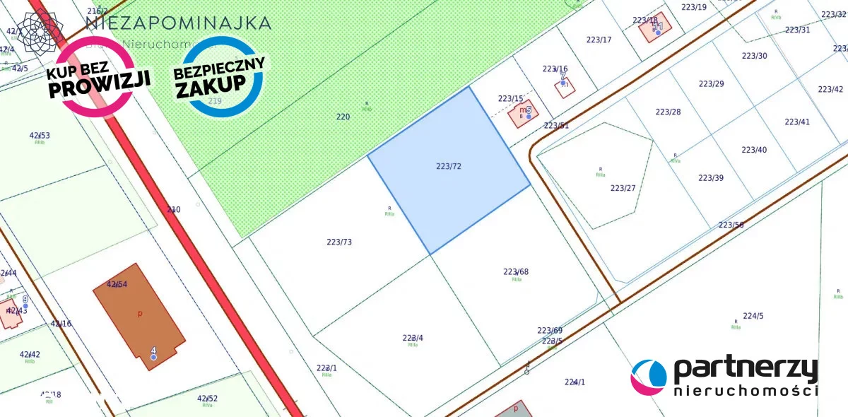 Działka 3 548,00 m², oferta nr , PAN143953, Kolnik, Dwie Topole