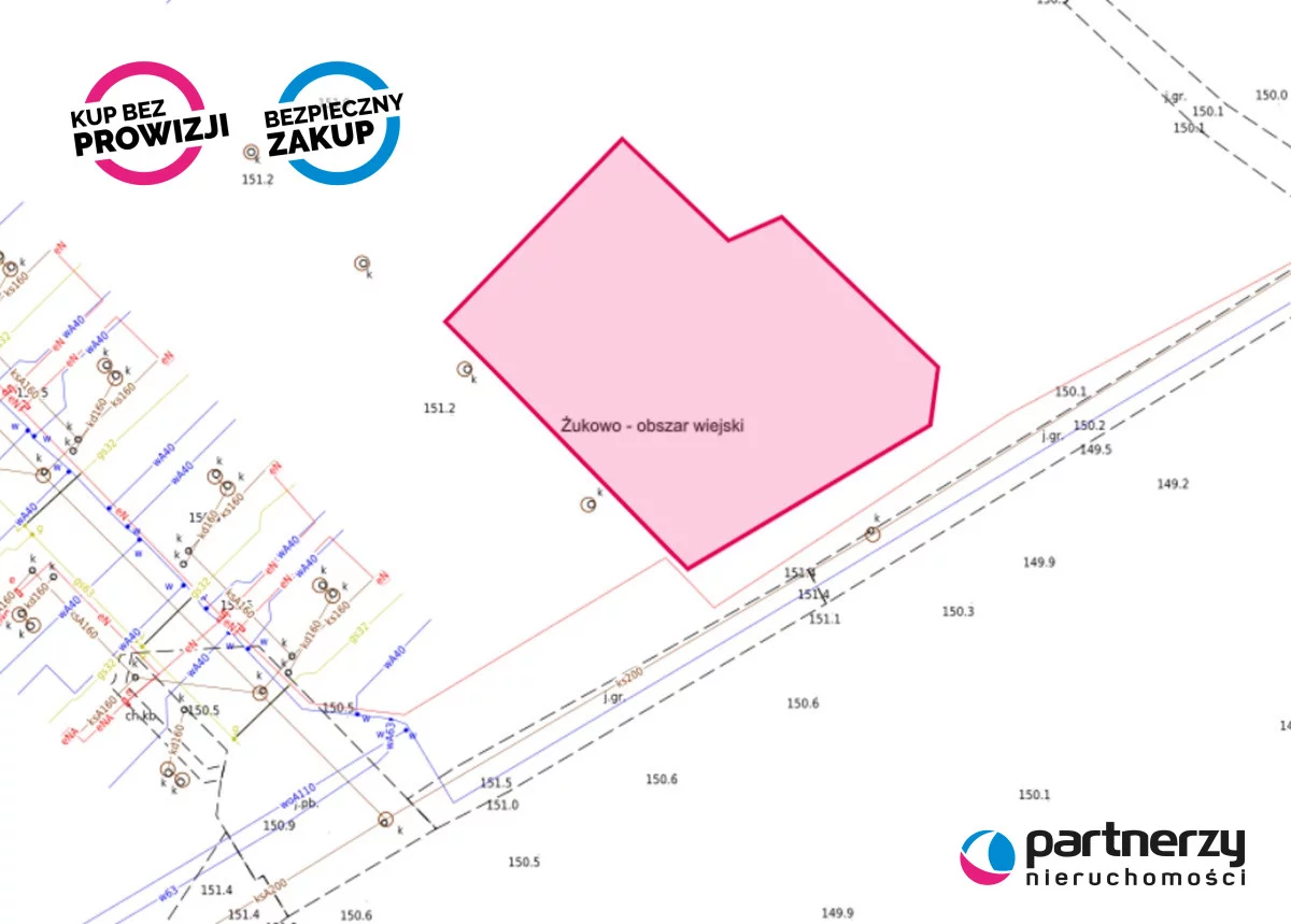 Działka 807,00 m², oferta nr , PAN991951, Banino, Franciszka Tredera
