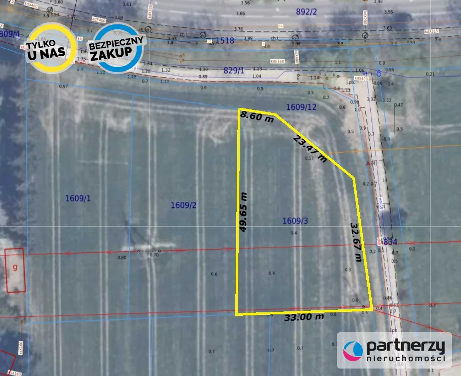 Działka 1 253,00 m², oferta nr , PAN242022, Stegna, Gdańska