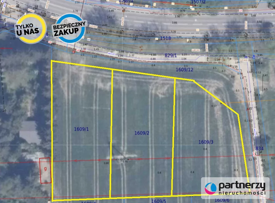 Działka 1 253,00 m², oferta nr , PAN242022, Stegna, Gdańska