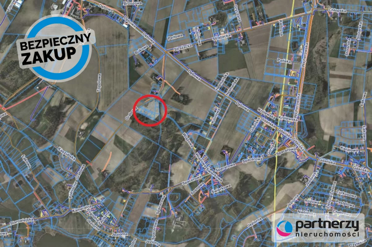 Działka 15 851,00 m², oferta nr , PN380183, Dobrzewino, Grabowa