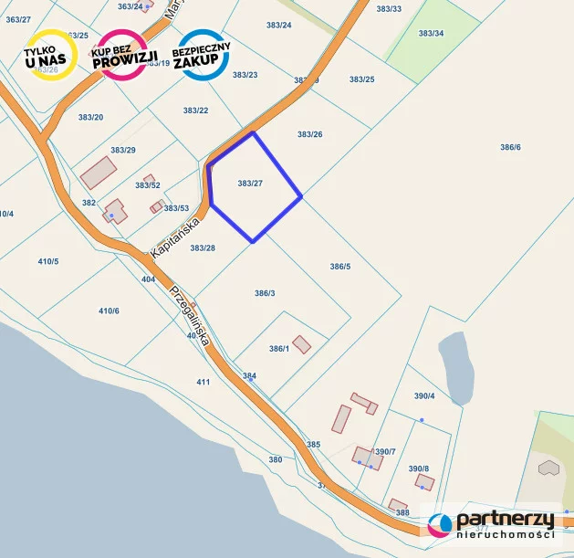 Działka 4 288,00 m², oferta nr , PAN113579, Gdańsk, Wyspa Sobieszewska, Sobieszewo, Kapitańska