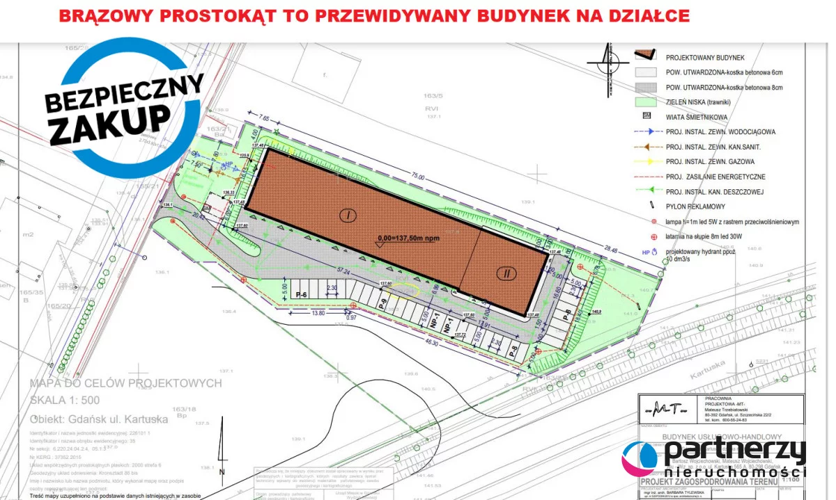 Działka 5 066,00 m², oferta nr , PAN851599, Gdańsk, Kokoszki, Kartuska