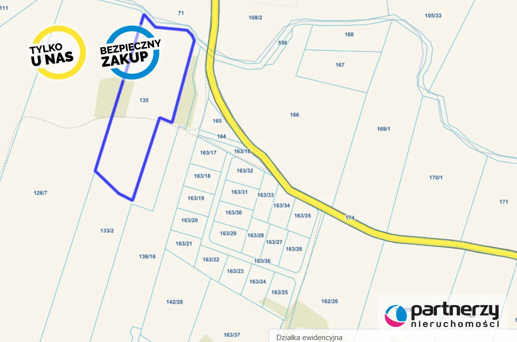 Działka 14 391,00 m², oferta nr , PAN257400, Konarzyny