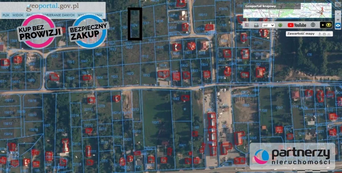 Działka 1 166,00 m², oferta nr , PAN933671, Lublewo Gdańskie, Ks. Prof. Józefa Orszulika
