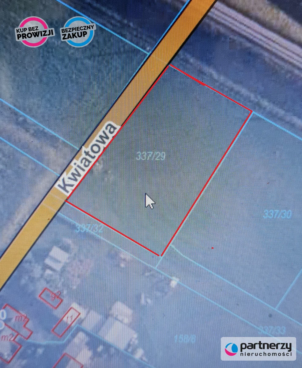 Działka 1 914,00 m², oferta nr , PAN855708, Rębiechowo, Kwiatowa