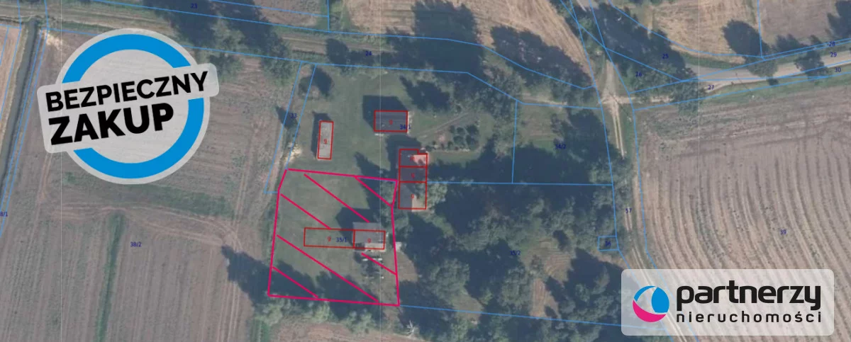 Działka 2 800,00 m², oferta nr , PAN477458, Grabiny-Zameczek, Łąkowa
