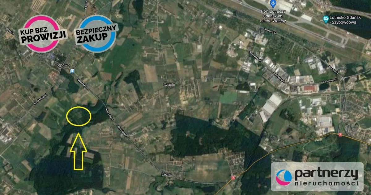 Działka 2 164,00 m², oferta nr , PAN842219519, Pępowo, Łąkowa