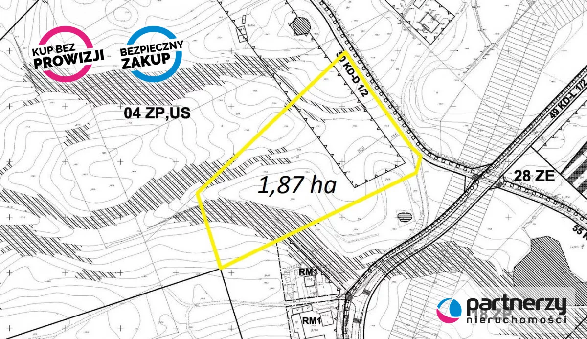 Działka 18 663,00 m², oferta nr , PAN589460094, Gdynia, Dąbrowa, Dąbrowa, Łanowa