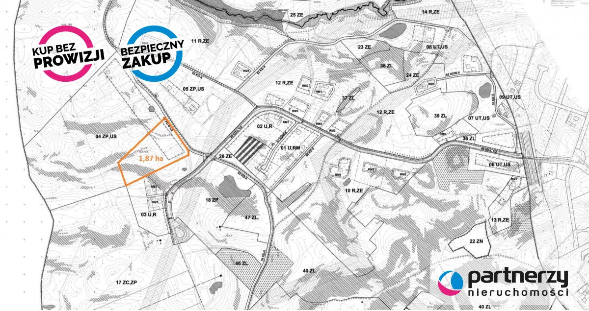 Działka 18 663,00 m², oferta nr , PAN589460094, Gdynia, Dąbrowa, Dąbrowa, Łanowa