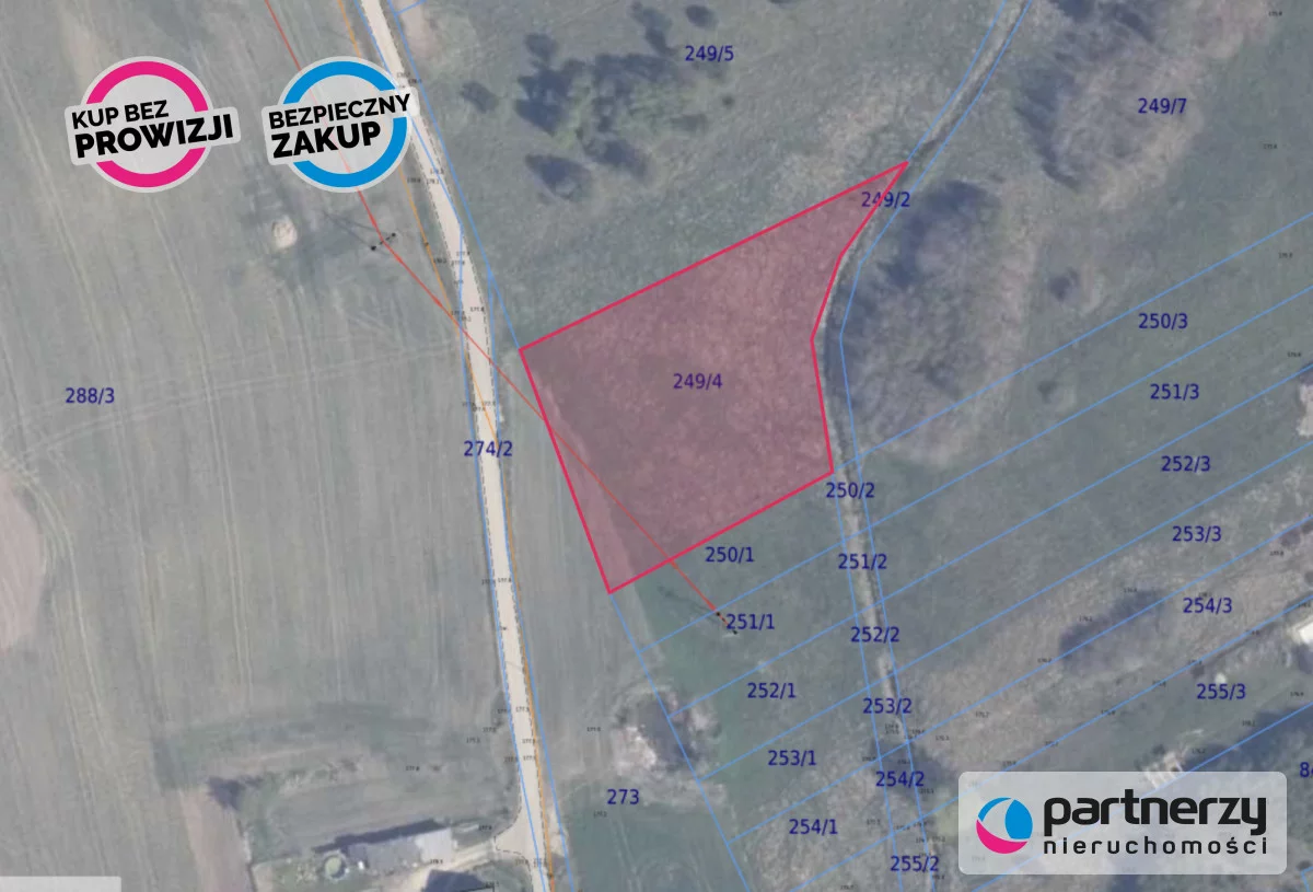 Działka 3 155,00 m², oferta nr , PAN511536, Mierzeszyn, Leśna