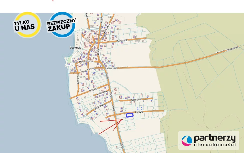 Działka 1 012,00 m², oferta nr , PAN643977, Lubkowo, Lipowa