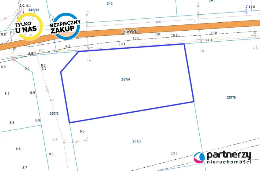 Działka 1 012,00 m², oferta nr , PAN643977, Lubkowo, Lipowa
