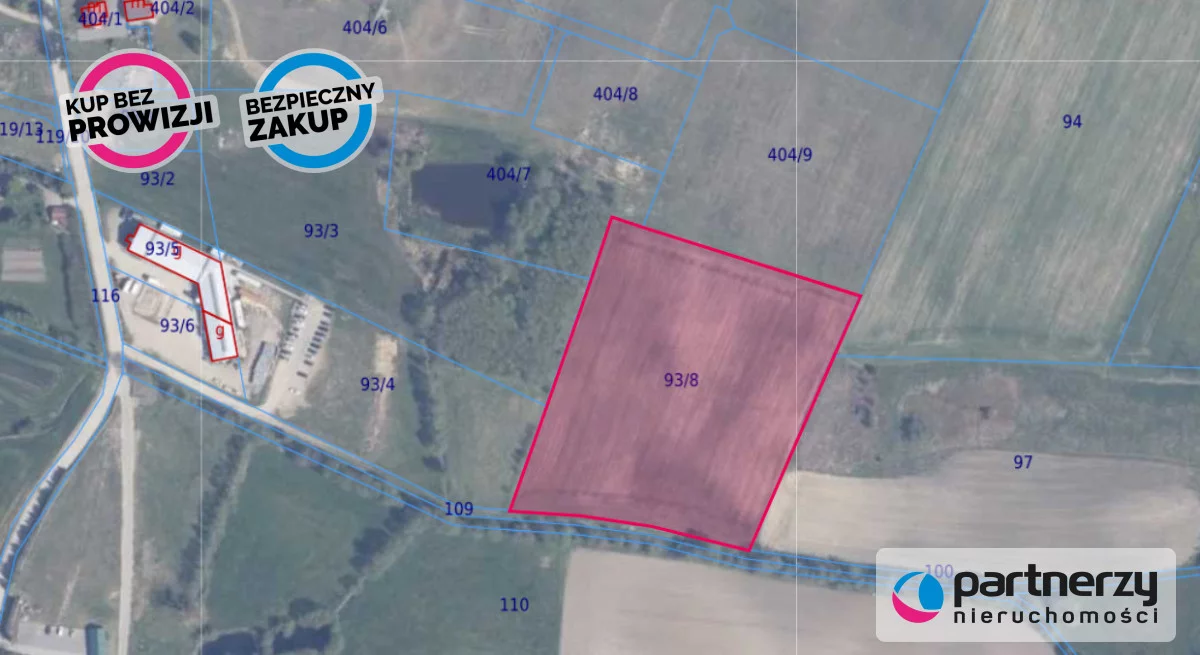 Działka 14 924,00 m², Lisewiec, Sprzedaż