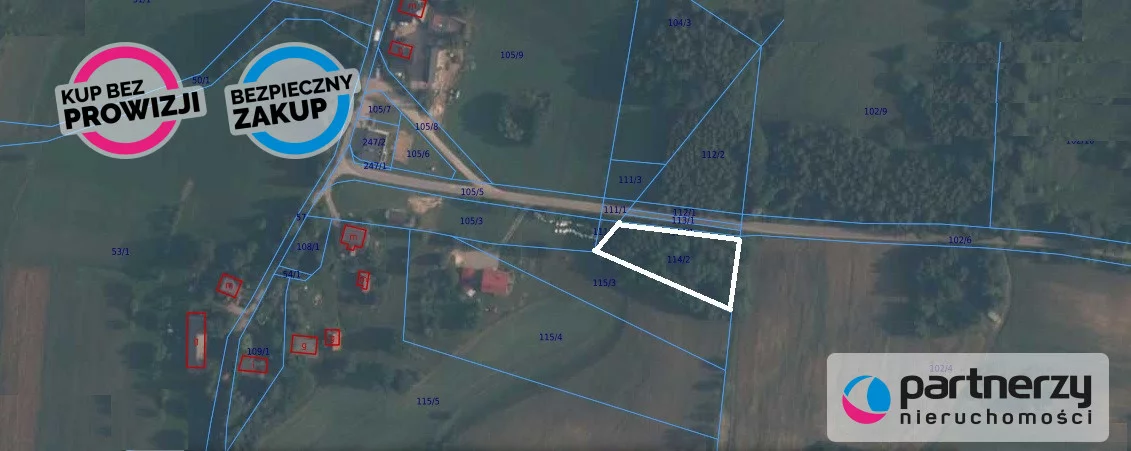 Działka 2 100,00 m², oferta nr , PAN545131, Łosienice