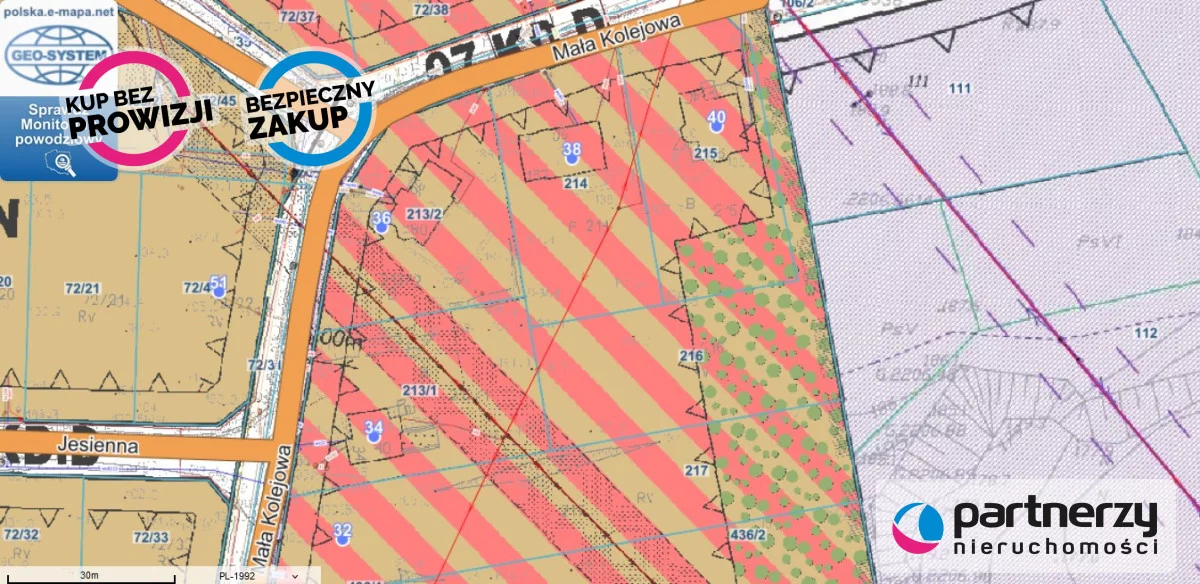 Działka 1 464,00 m², oferta nr , PAN465997, Kościerzyna, Mała Kolejowa