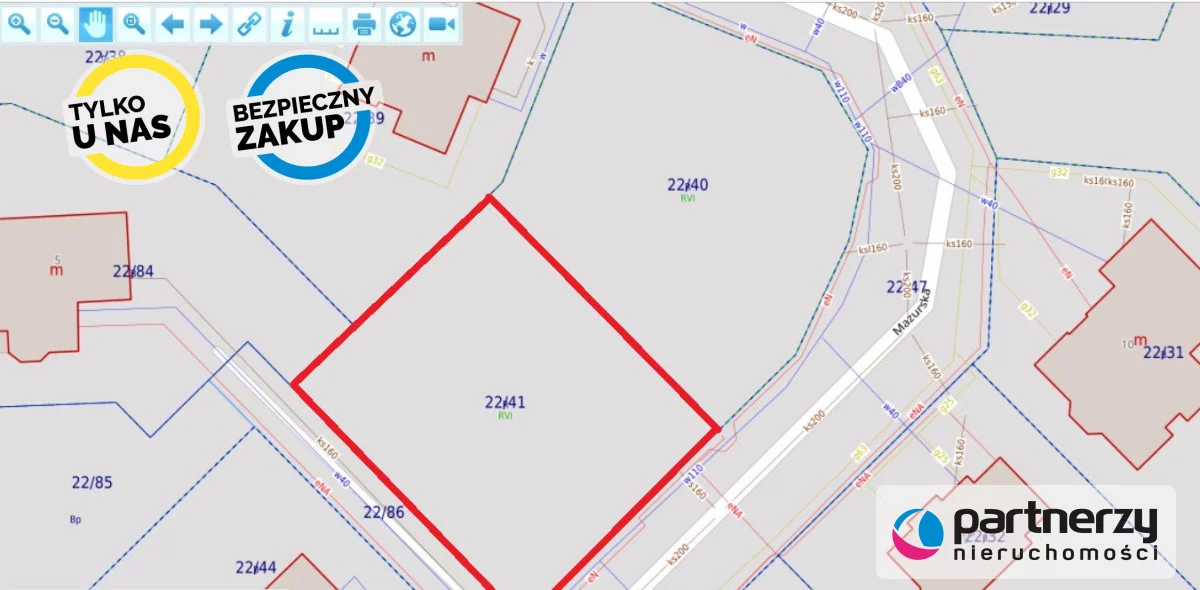 Działka 753,00 m², oferta nr , PAN326349, Banino, Mazurska