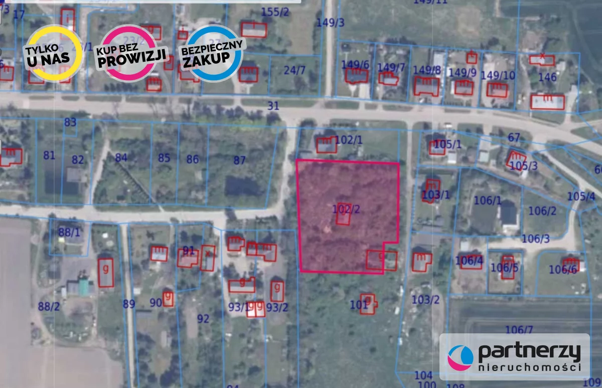 Działka 5 400,00 m², oferta nr , PAN951253, Miłocin