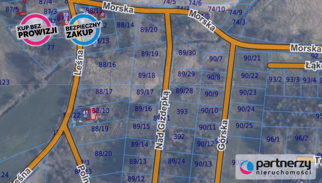 Działka 718,00 m², oferta nr , PAN652070, Osłonino, Nad Gizdepką