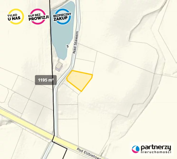 Działka 1 001,00 m², oferta nr , PAN793320, Żukowo, Nad Stawem