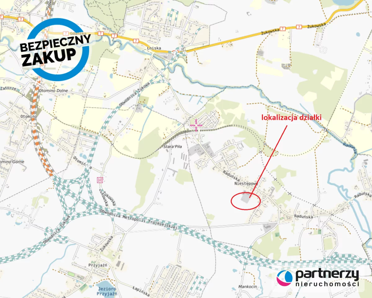 Działka 10 800,00 m², oferta nr , PAN813305, Niestępowo