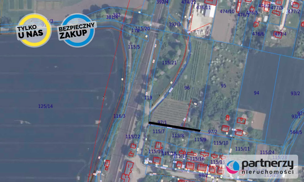 Działka 8 814,00 m², oferta nr , PAN348971, Subkowy, Ogrodowa