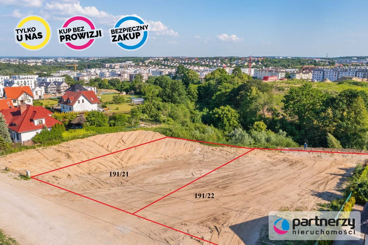 Działka 1 876,00 m², oferta nr , PAN829214, Gdańsk, Jasień, Oliwkowa