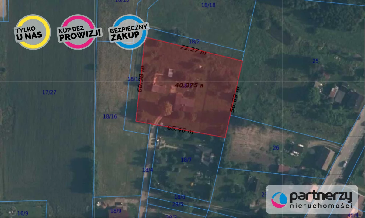 Działka 4 000,00 m², oferta nr , PAN139950, Jodłowno, Orzechowa