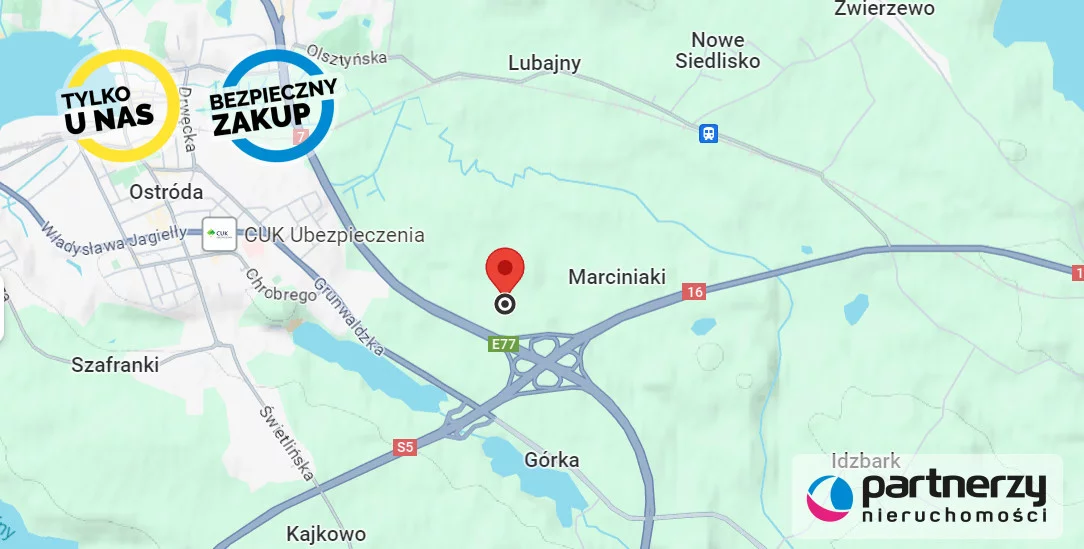 Działka 28 000,00 m², oferta nr , PAN855596, Ostróda