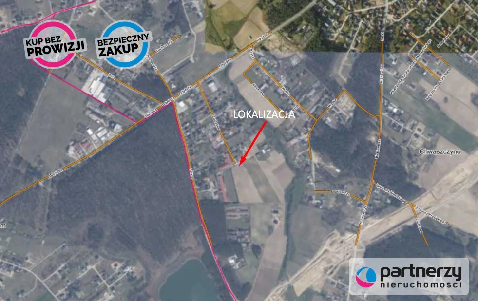 Działka 1 300,00 m², oferta nr , PAN359134, Chwaszczyno, Podleśna