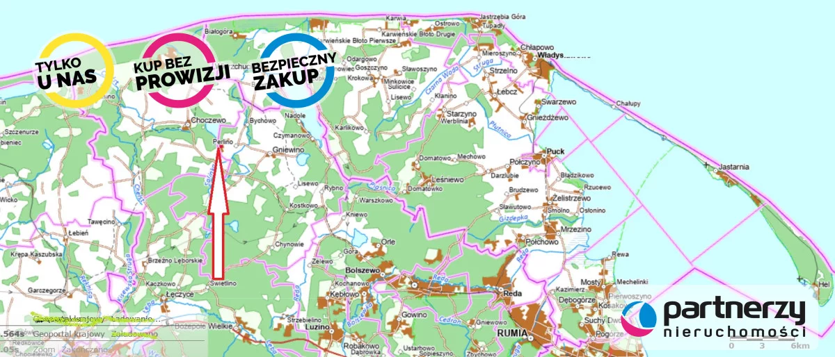 Działka 1 654,00 m², oferta nr , PAN796131, Perlino, Polanki