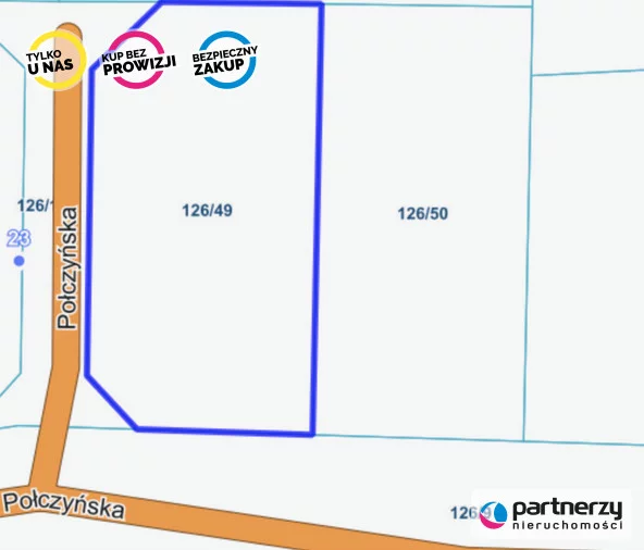 Działka 541,00 m², oferta nr , PAN629036, Gdańsk, Jasień, Połczyńska