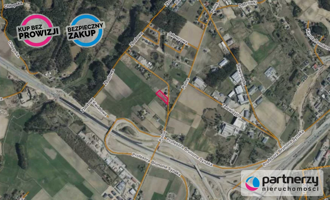Działka 3 000,00 m², oferta nr , PAN494829, Chwaszczyno, Polna