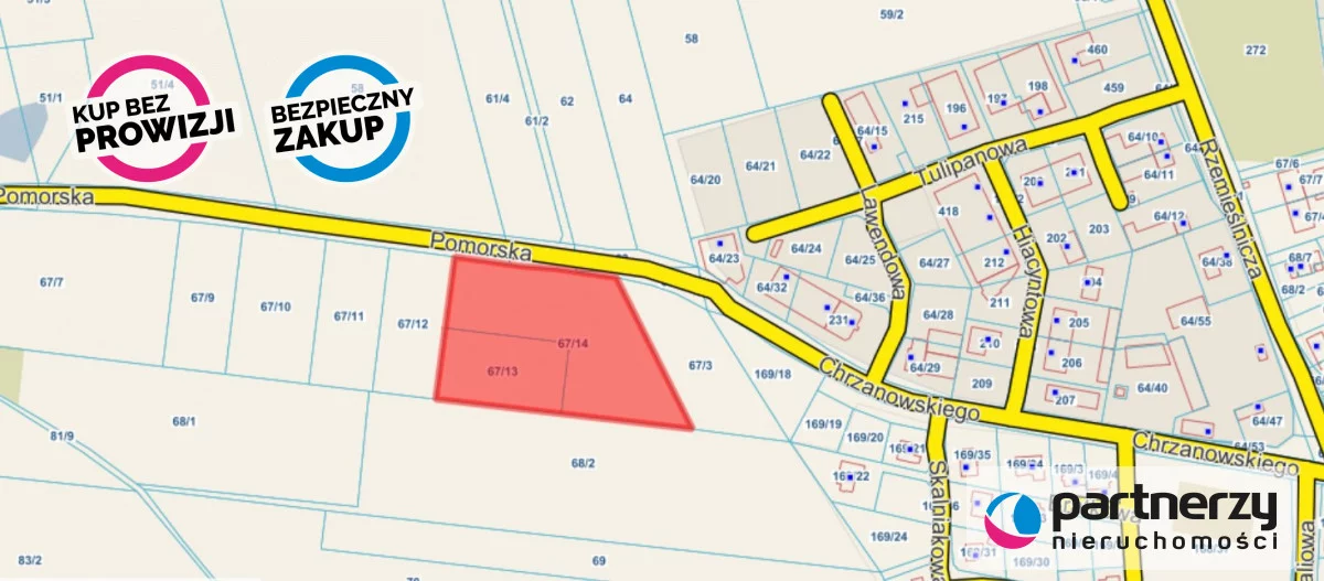 Działka 10 044,00 m², oferta nr , PAN223643, Dębogórze, Pomorska