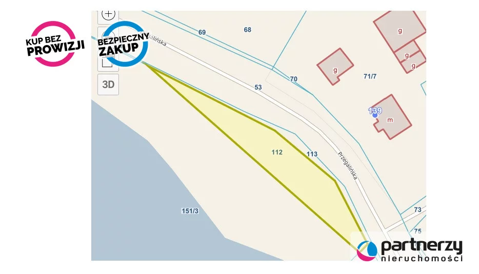 Działka 1 300,00 m², oferta nr , PAN399420, Gdańsk, Wyspa Sobieszewska, Sobieszewo, Przegalińska