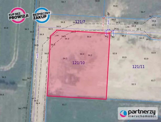 Działka 1 000,00 m², oferta nr , PAN864893, Gołębiewo Wielkie, Różana