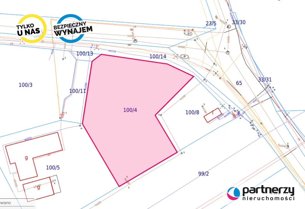 Działka 1 252,00 m², oferta nr , PAN963900, Jankowo Gdańskie, Rzemieślnicza