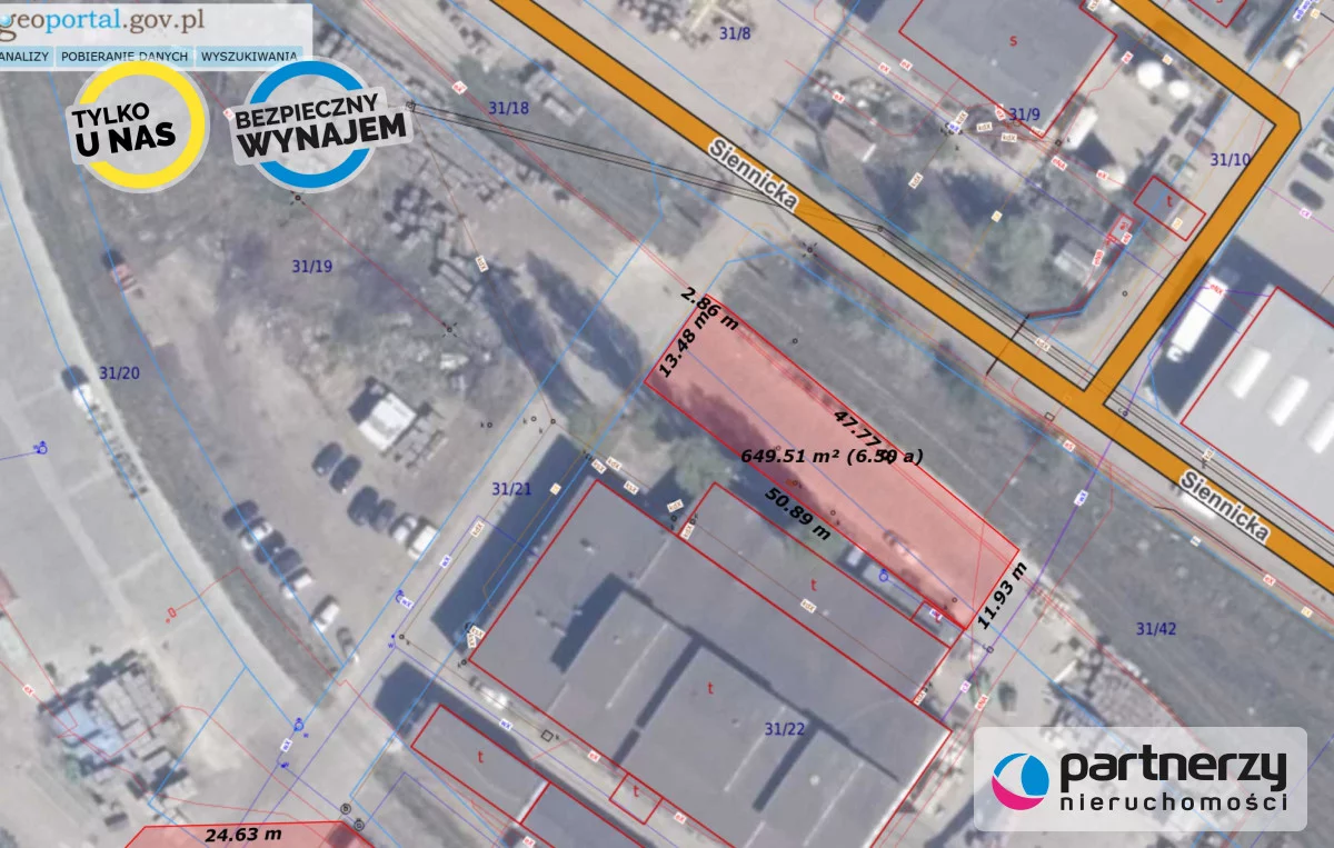 Działka do wynajęcia, 650,00 m², oferta nr PAN872568