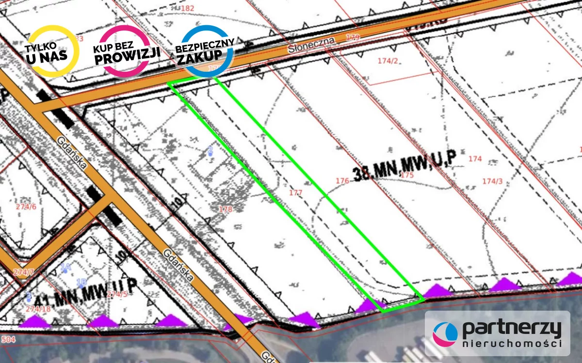 Działka 4 200,00 m², oferta nr , PAN913860, Skowarcz, Słoneczna
