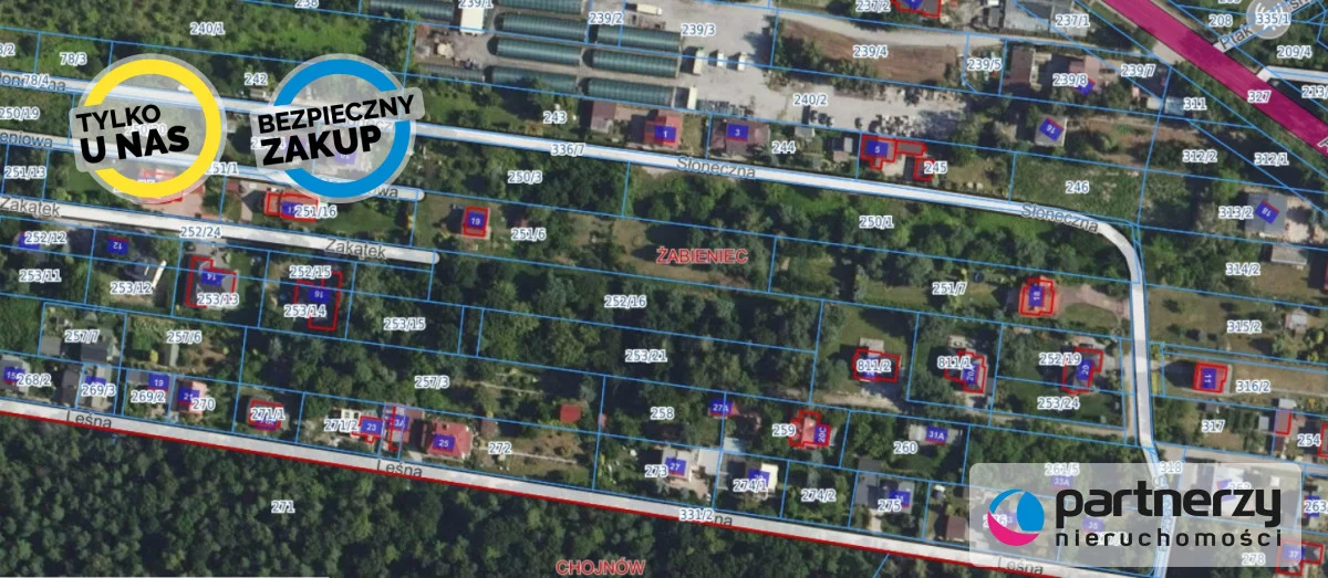 Działka 5 000,00 m², oferta nr , PAN673288, Żabieniec, Słoneczna