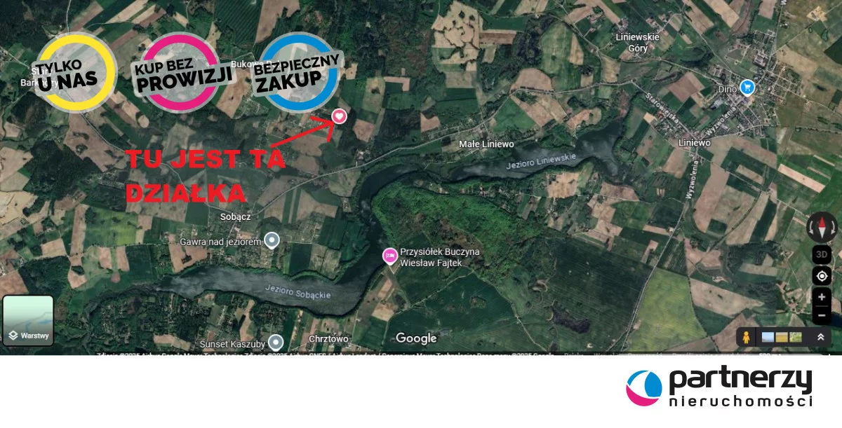 Działka 1 296,00 m², oferta nr , PAN920335, Sobącz