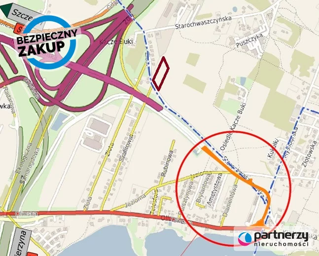Działka 8 462,00 m², oferta nr , PAN215352351, Gdynia, Wielki Kack, Wielki Kack, Starochwaszczyńska