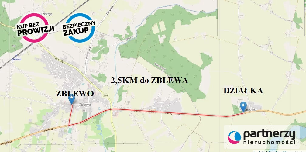 Działka 63 829,00 m², oferta nr , PAN643885, Starogard Gdański, Starogardzka
