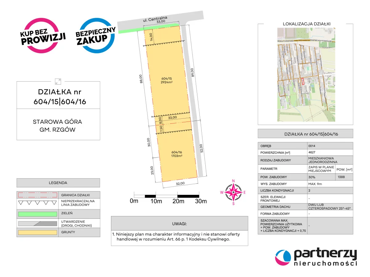 Działka 5 480,00 m², Starowa Góra, Sprzedaż