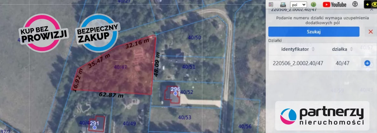 Działka 2 084,00 m², oferta nr , PAN764761, Stężyca