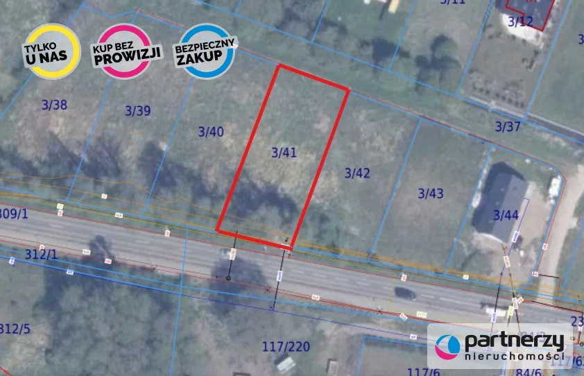 Działka 1 214,00 m², oferta nr , PAN667762, Gdańsk, Wyspa Sobieszewska, Sobieszewo, Turystyczna