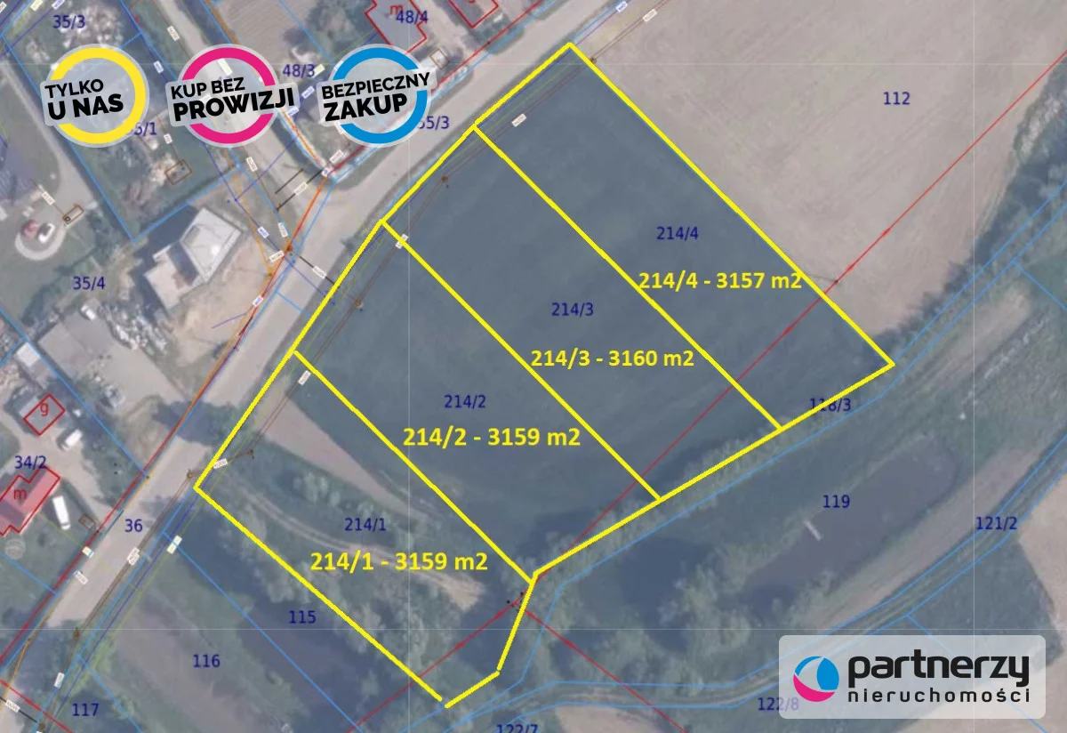 Działka 3 159,00 m², oferta nr , PAN138140, Ulkowy