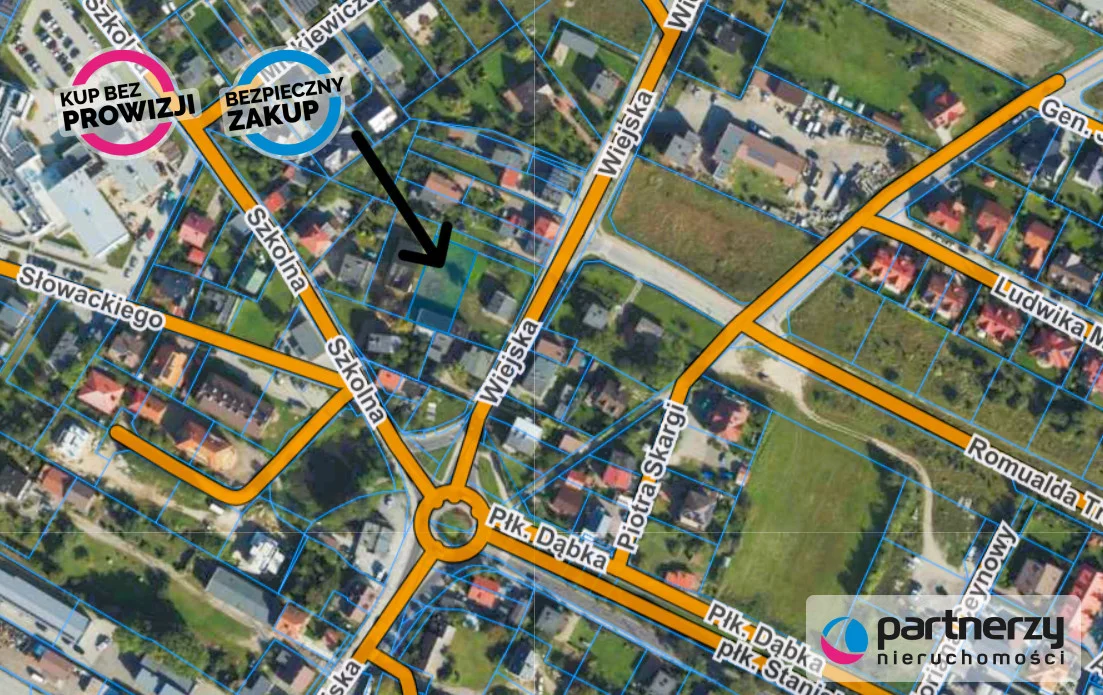 Działka 699,00 m², oferta nr , PAN411323, Pogórze, Wiejska