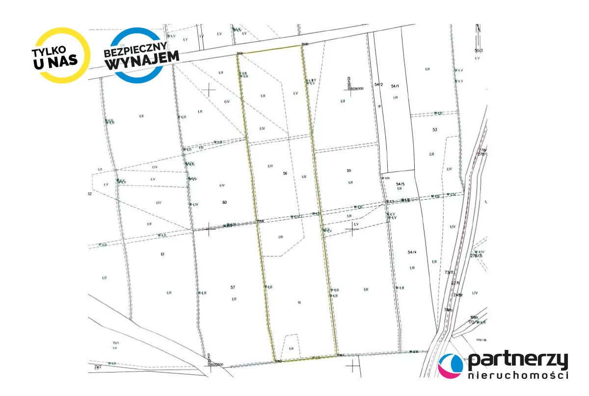 Działka 40 500,00 m², oferta nr , PAN114521, Roszkowo, Wierzbowa