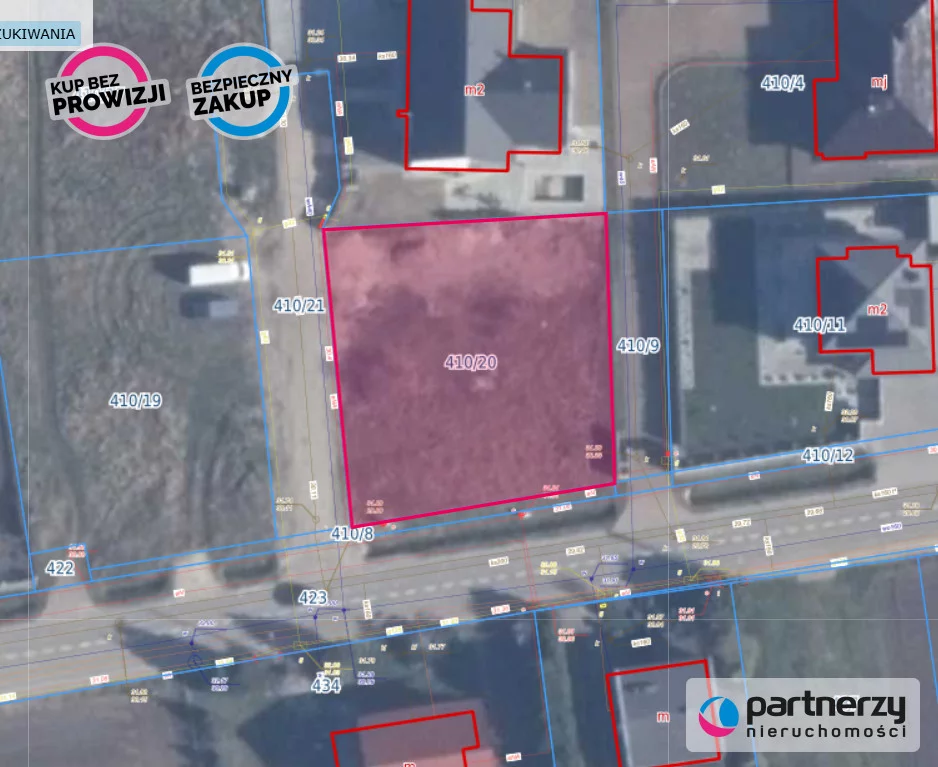Działka 874,00 m², oferta nr , PAN637690, Orle, Zamostna